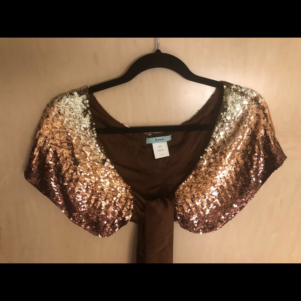 Marciano Sequin Shawl